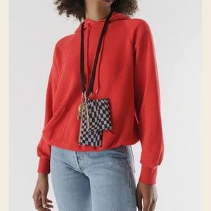 BAGGU Lanyard Pouch Set - Indigo Trippy Checker